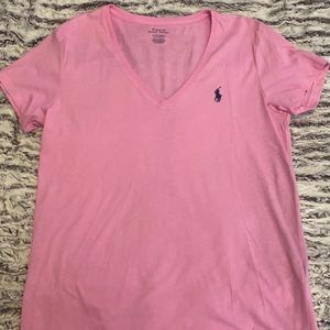 Polo Ralph Lauren pink tee. Size large
